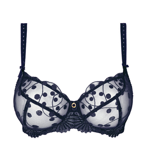 TESS Low-necked Bra Navy
