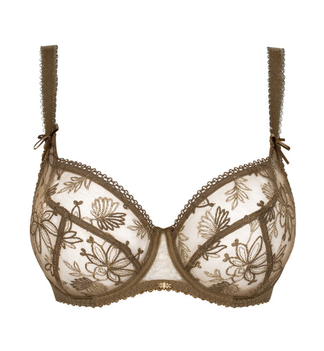 Low-necked bra ALIX Bronze
