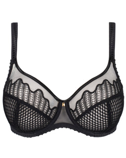 Luna 3/4 Cup Bra Black