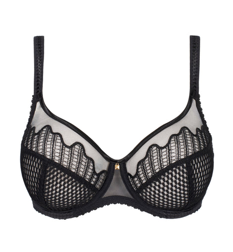 Luna 3/4 Cup Bra Black