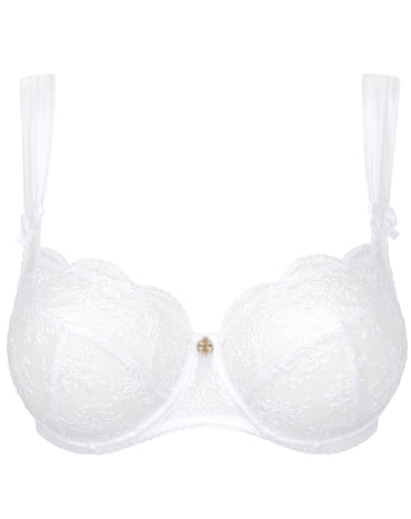 Charlotte 3/4 Bra White