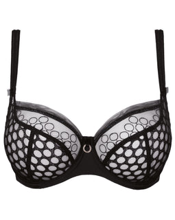 INFINITY Low-necked bra Black