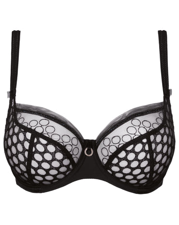 INFINITY Low-necked bra Black