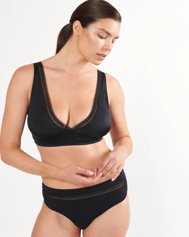 Nano Plunge Bra Black