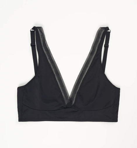 Nano Plunge Bra Black