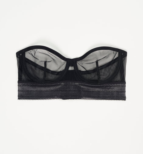Bare Strapless Black