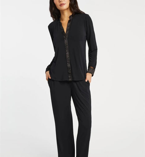 Tuxedo PJ Set Black