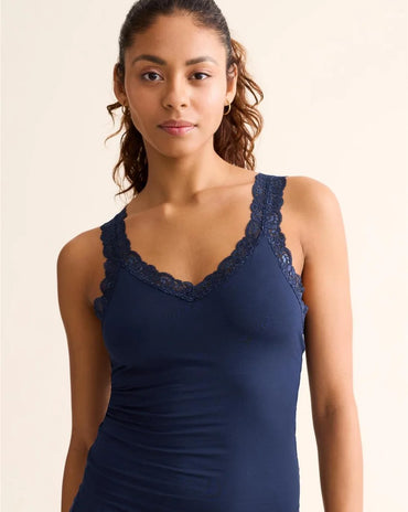 Iconic Cami with Shelf Bra Navy
