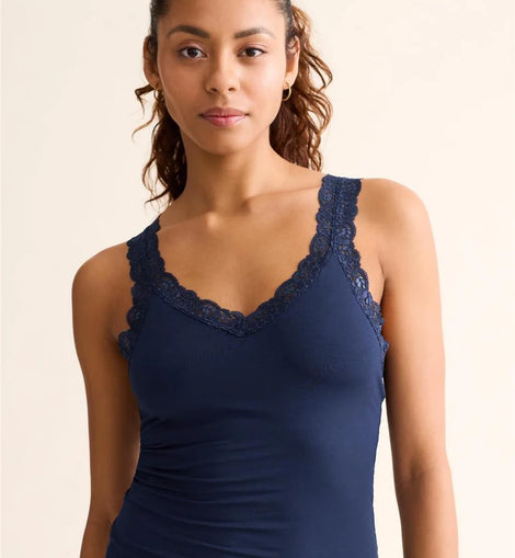 Iconic Cami with Shelf Bra Navy