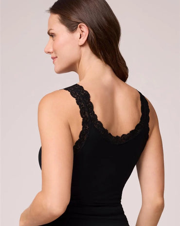 Iconic Cami with Shelf Bra Black