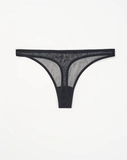 Bare Minimal Thong Black