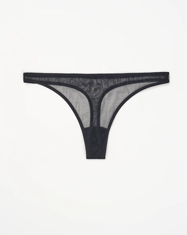 Bare Minimal Thong Black