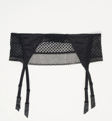 Bella Garter Belt Black