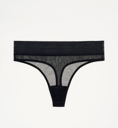 Bare Thong Black