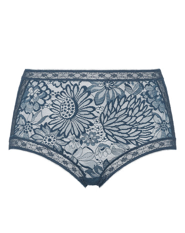Volute High Waisted Brief Ocean