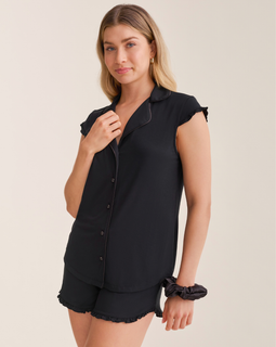 Shortie PJ Set Black