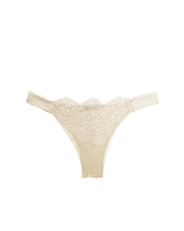 Royal Jewel Thong Cream Gold