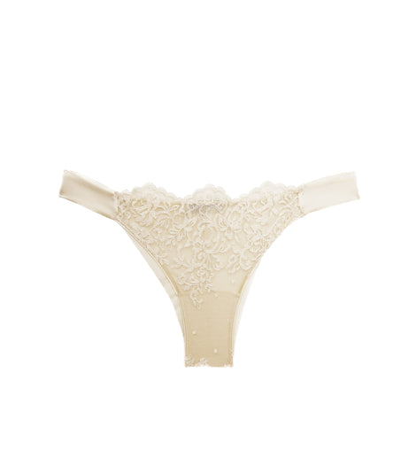 Royal Jewel Thong Cream Gold