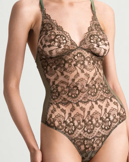 Blossomfall  Bodysuit in Olive