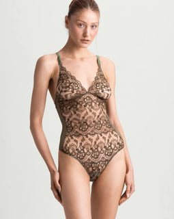 Blossomfall  Bodysuit in Olive